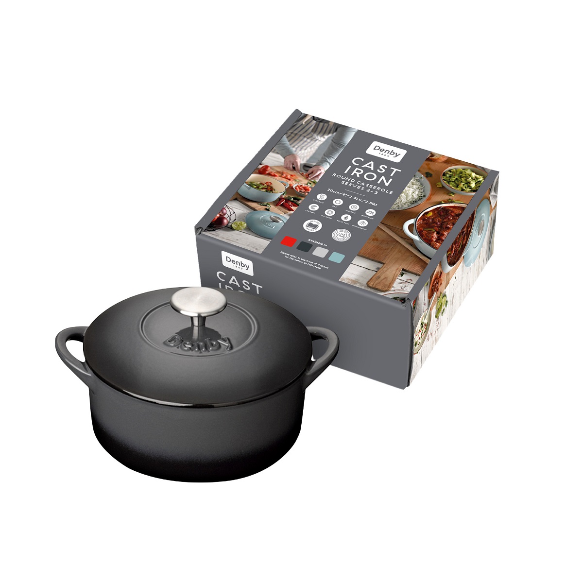 סיר יציקת ברזל 20 ס"מ - Denby