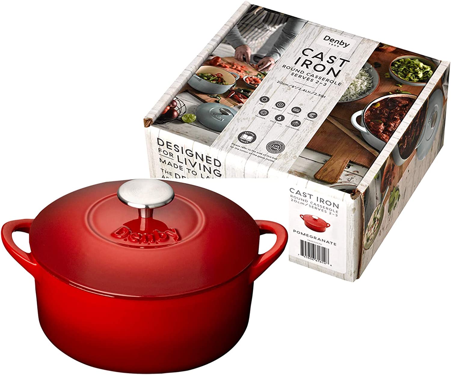 סיר יציקת ברזל 24 ס"מ - Denby