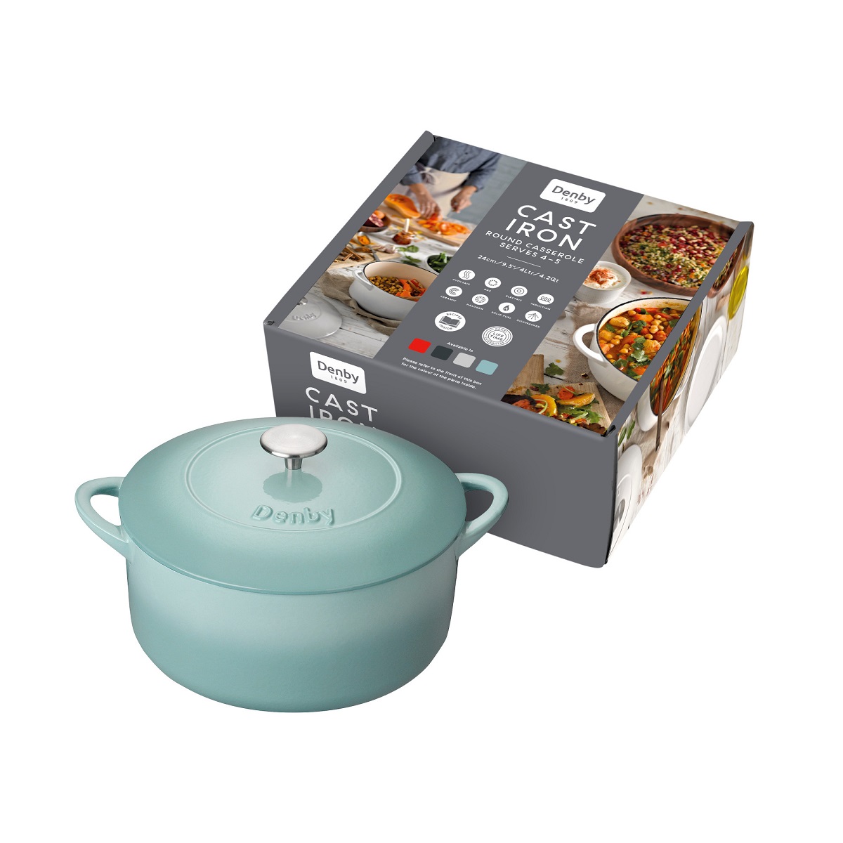 סיר יציקת ברזל 24 ס"מ - Denby