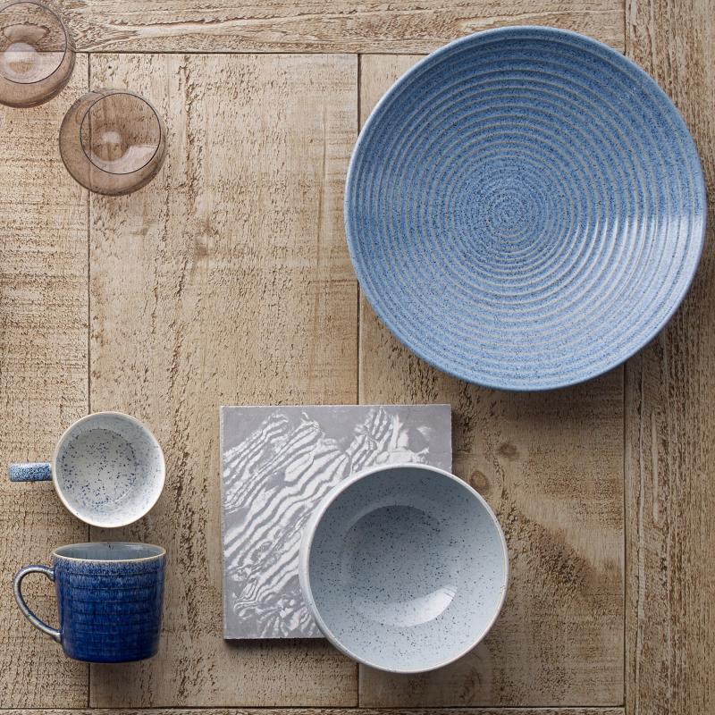 קערת ספירלה 25.5 ס"מ Denby - Studio Blue