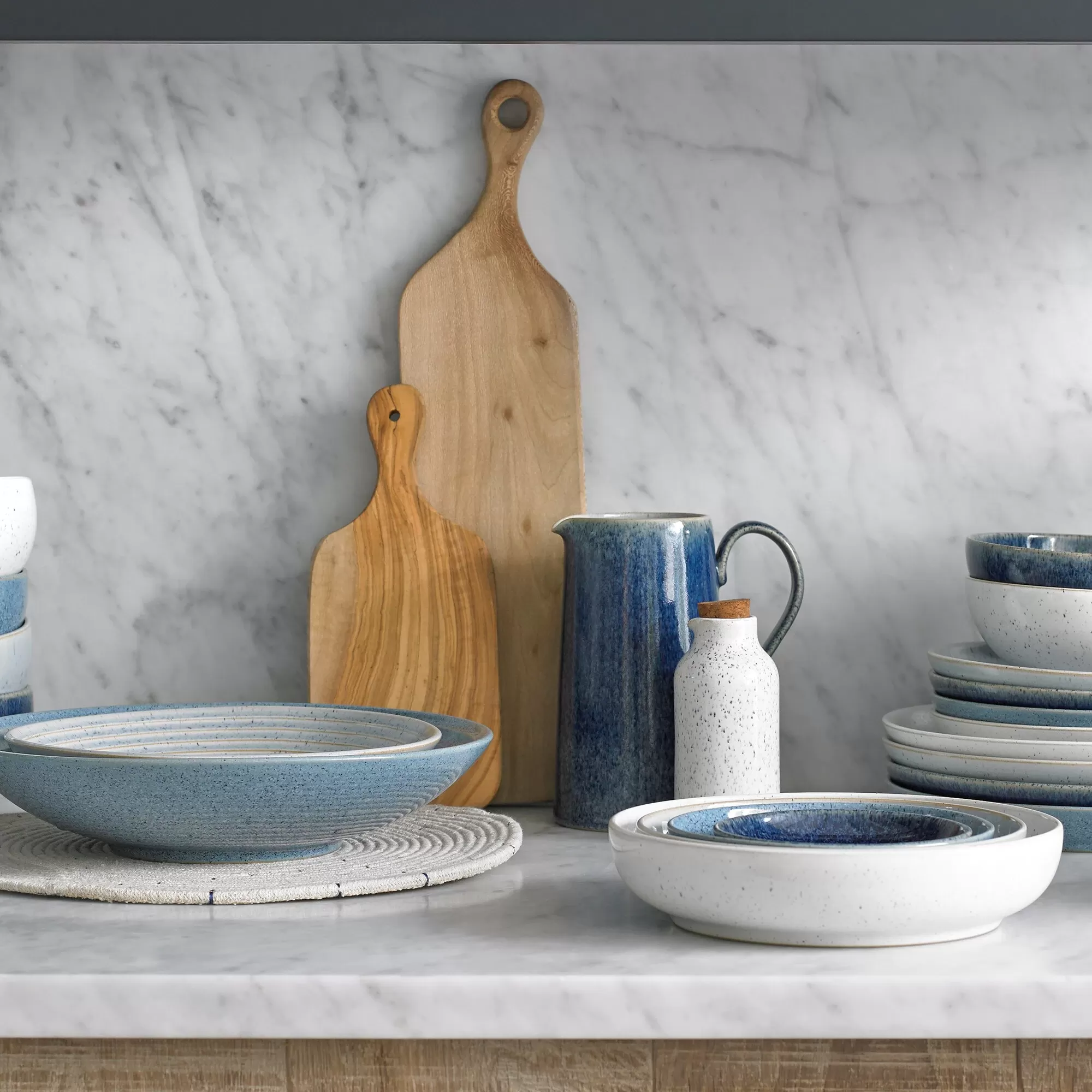 קערת ספירלה 25.5 ס"מ Denby - Studio Blue