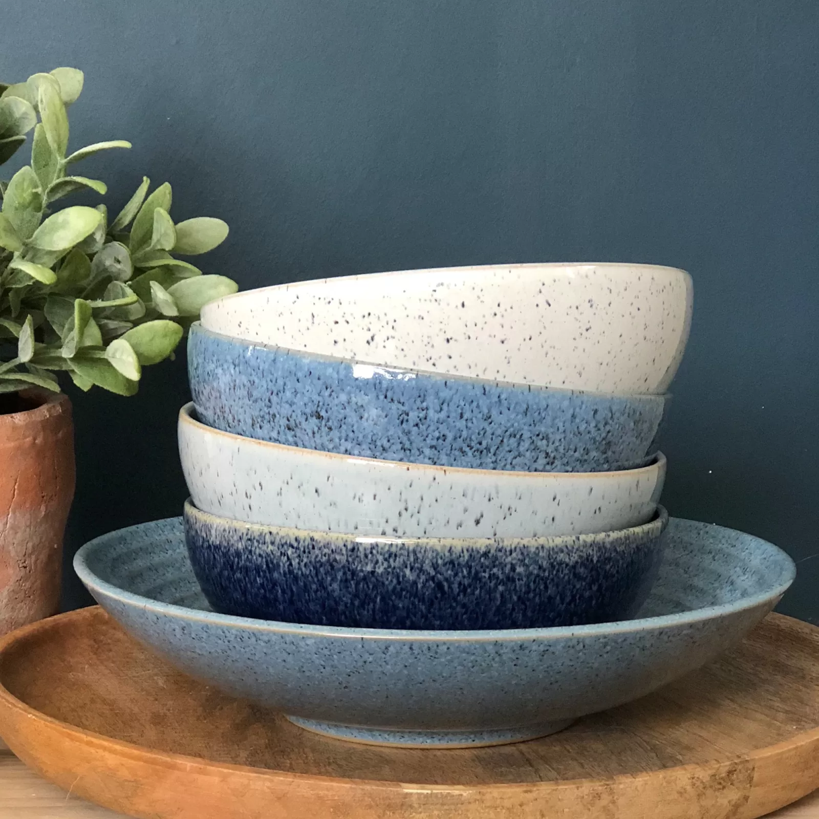 קערת דגנים 17 ס"מ Denby - Studio Blue