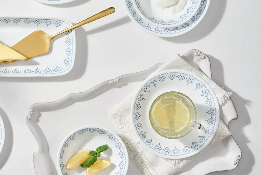 צלחות קורנינג קורל דגם 360 - Corning Corelle - Patchwork