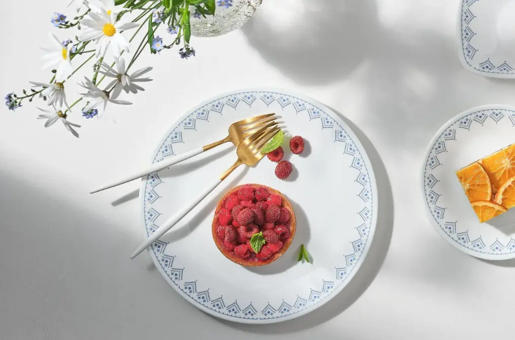צלחות קורנינג קורל דגם 360 - Corning Corelle - Patchwork