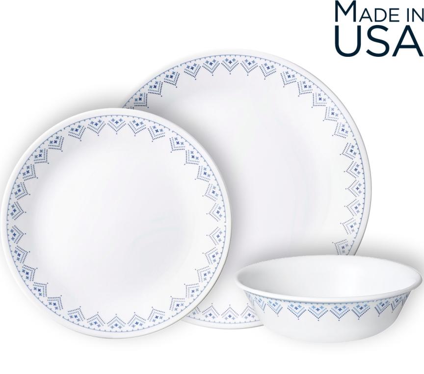 צלחות קורנינג קורל דגם 360 - Corning Corelle - Patchwork