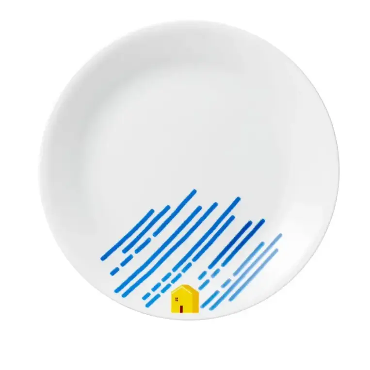 צלחות קורנינג קורל דגם 355 - Corning Corelle - The Blue
