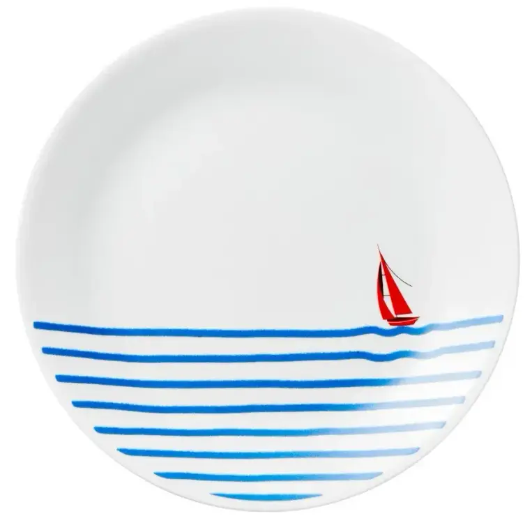 צלחות קורנינג קורל דגם 355 - Corning Corelle - The Blue