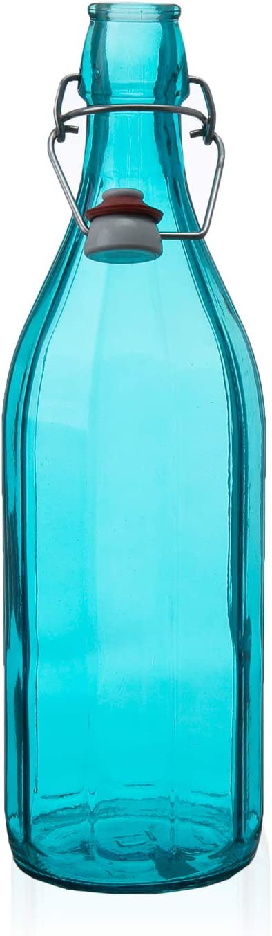 בקבוק צבעוני 1 ליטר דגם bormioli - oxford