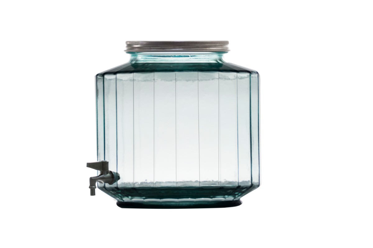 מיכל זכוכית עם ברז 6 ליטר - Mediterannea L ifestyle