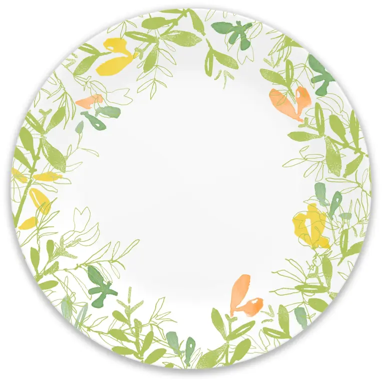 צלחות קורנינג קורל דגם (103) Corning Corelle - Contemporary Fruit