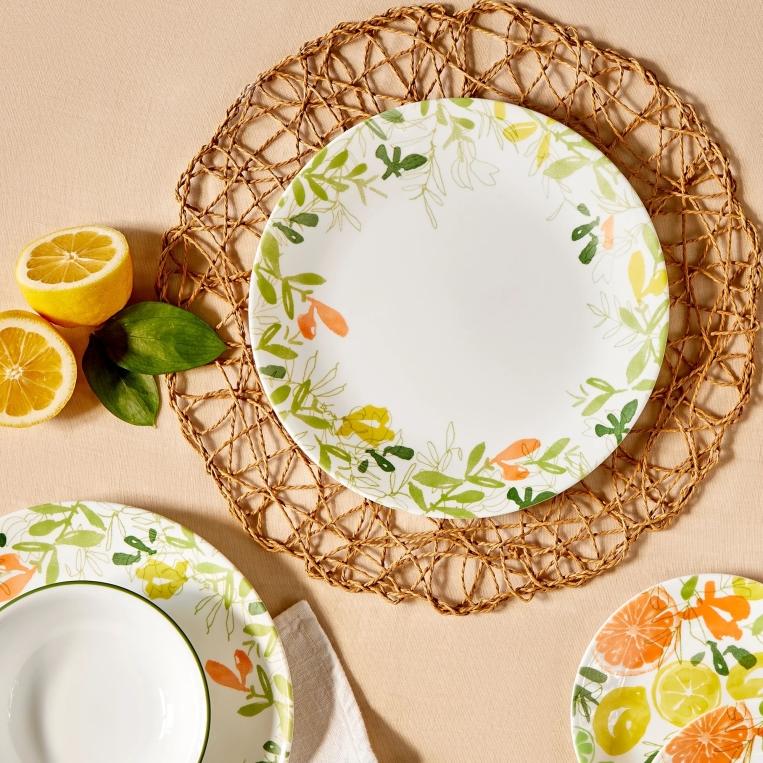 צלחות קורנינג קורל דגם (103) Corning Corelle - Contemporary Fruit