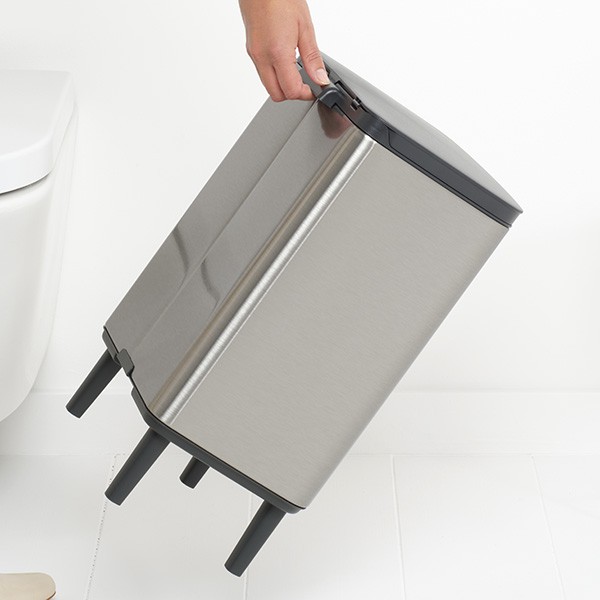 פח אשפה לשרותים BO 12 ליטר נירוסטה - Brabantia