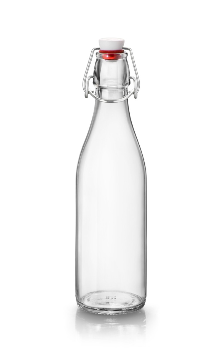 בקבוק זכוכית 0.5 ליטר דגם Bormioli - Giarra