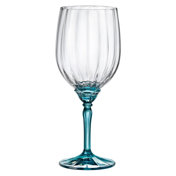 גביע יין עם תחתית כחולה 540 מ"ל דגם Bormioli Rocco - Florian