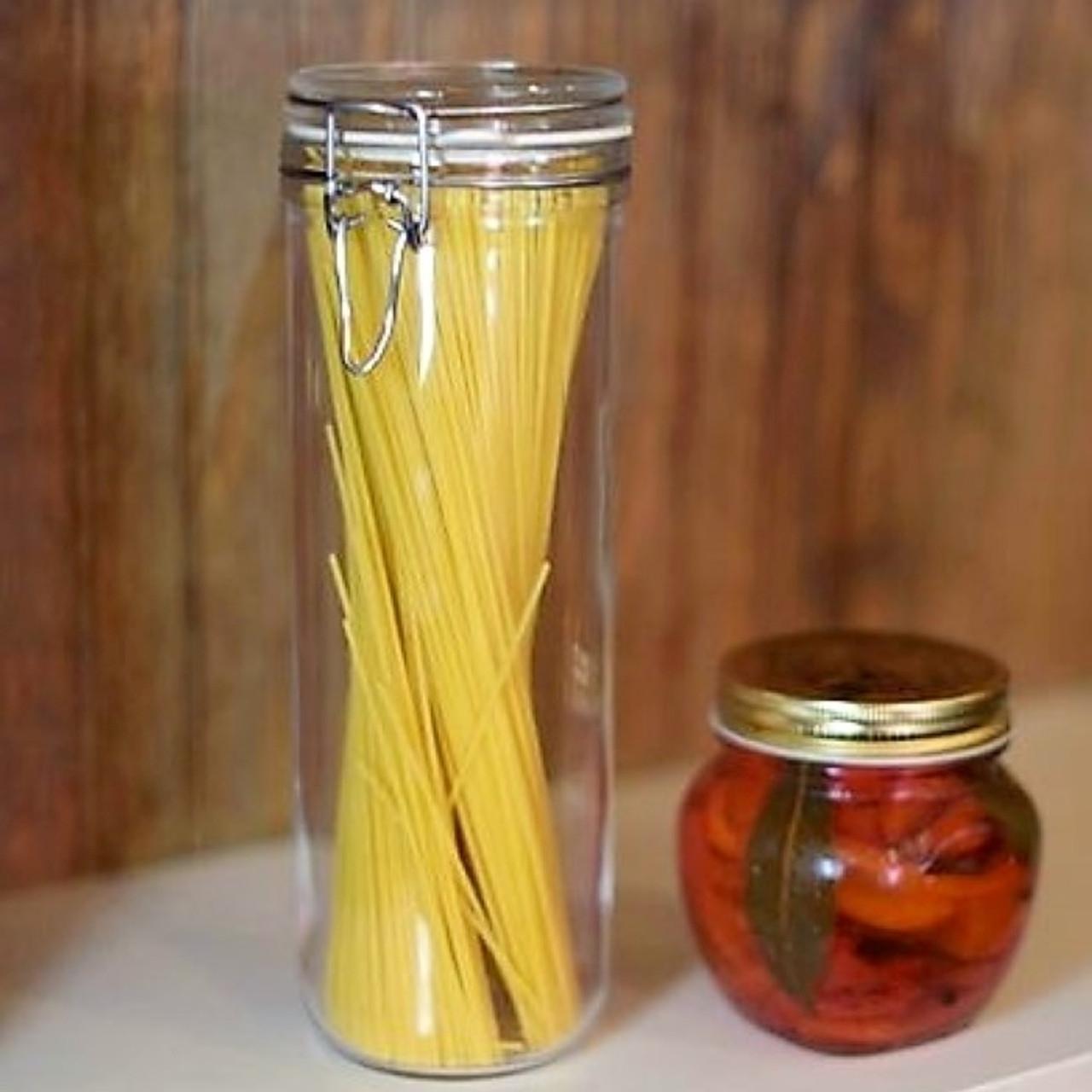 צנצנת פידו זכוכית לספגטי ואקום 1.36 ליטר - Bormioli