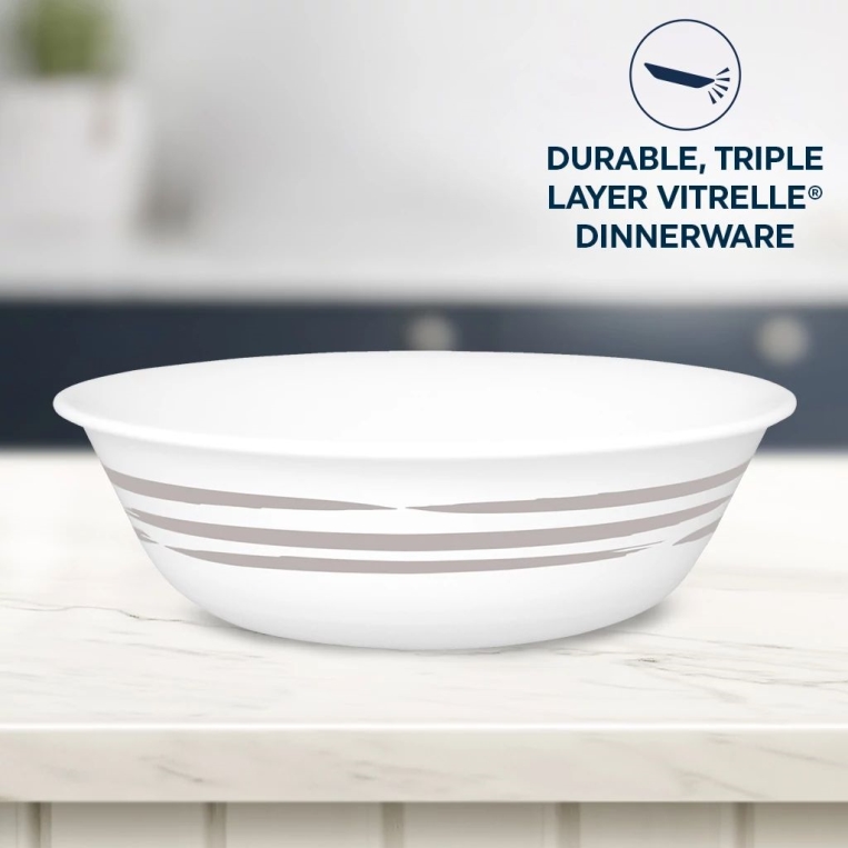צלחות קורנינג קורל דגם (126) Corning Corelle - Brushed Silver