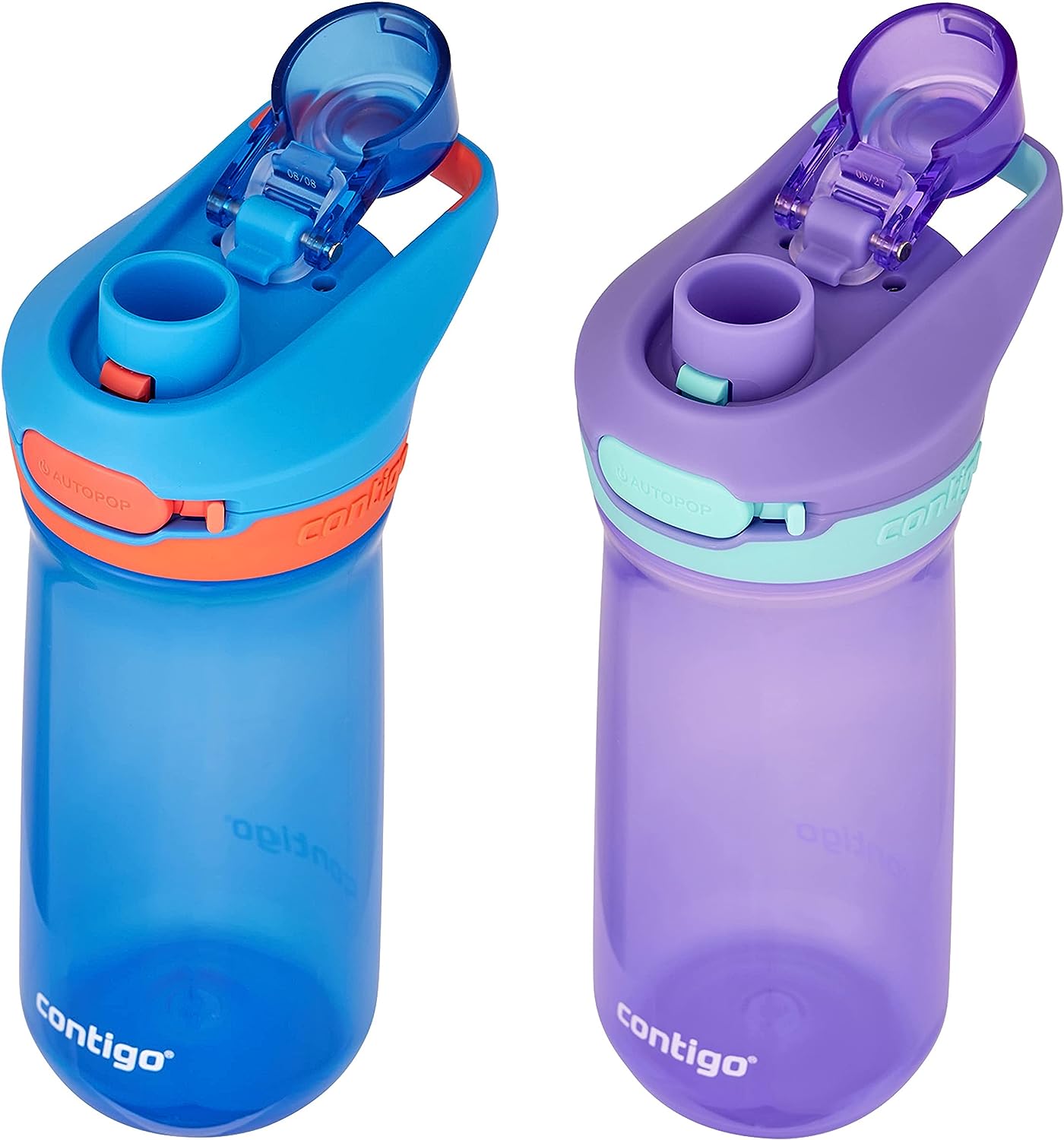 זוג בקבוקי ילדים קונטיגו JESSIE סגול וכחול 420 מ"ל - Contigo