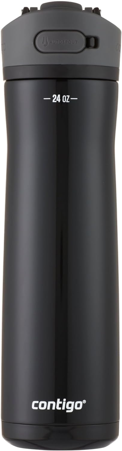בקבוק נירוסטה Ashland Chill 2.0 שחור 720 מ"ל - Contigo