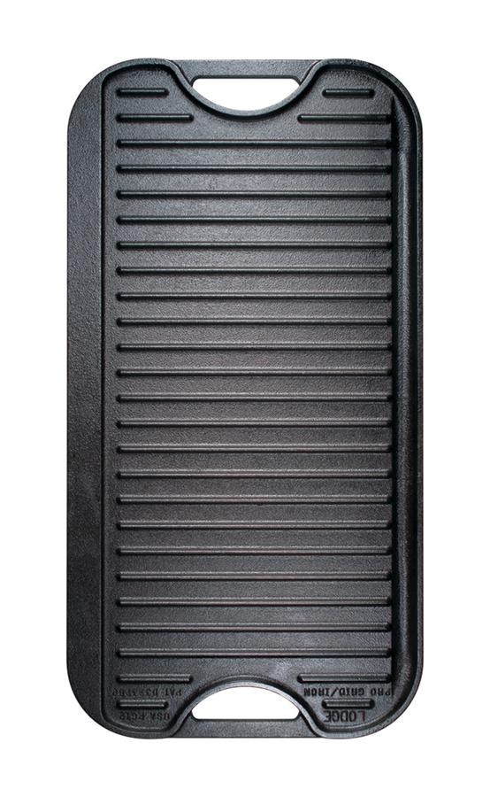 פלאנצ'ה גריל יציקת ברזל דו צדדית 50.8X26.6 ס"מ - Lodge