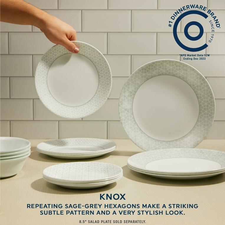 צלחות קורנינג קורל דגם (138) Corning Corelle - Knox