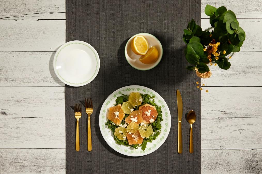  צלחות קורנינג קורל דגם (007) Corning Corelle - Spring Blossom Green 