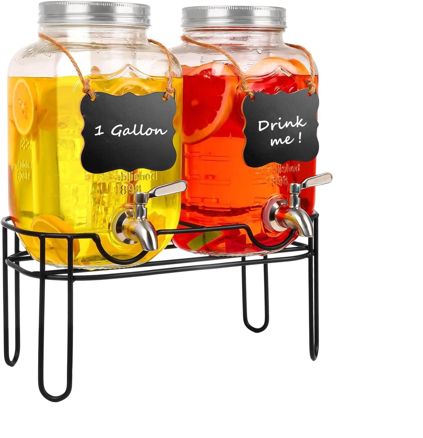 מתקן שתיה כפול עם ברז בנפח 8.1...