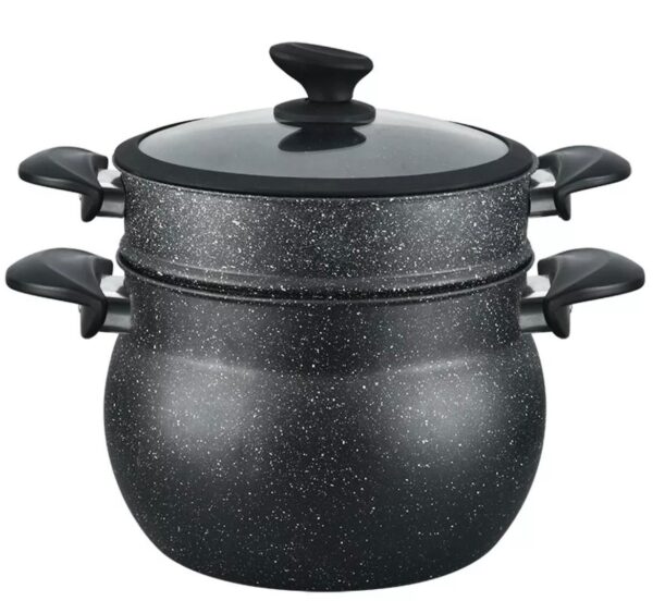 סיר קוסקוס ואידוי 9 ליטר שיש -...