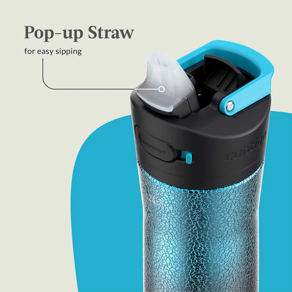 בקבוק נירוסטה כחול אומברה Ashland Chill 2.0 720 מ"ל - Contigo