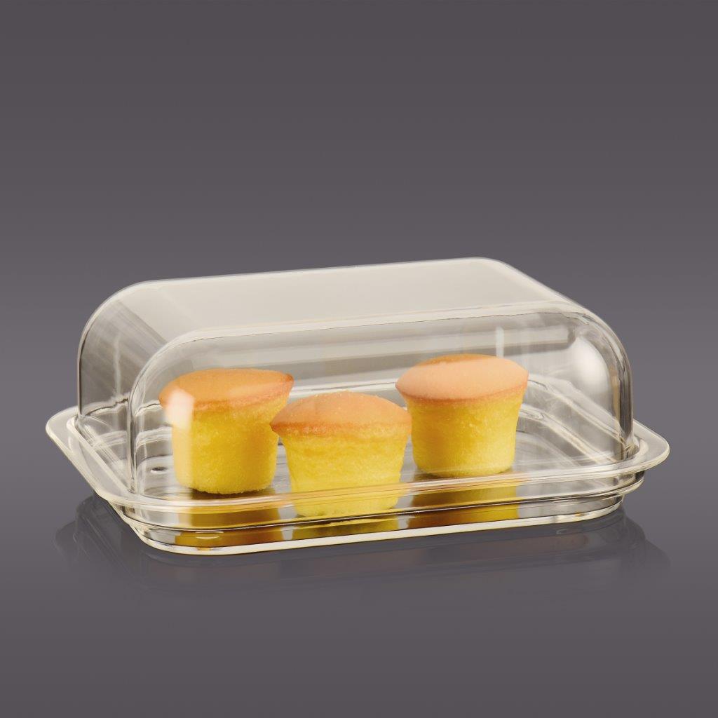 כלי לחמאה אקרילי קטן