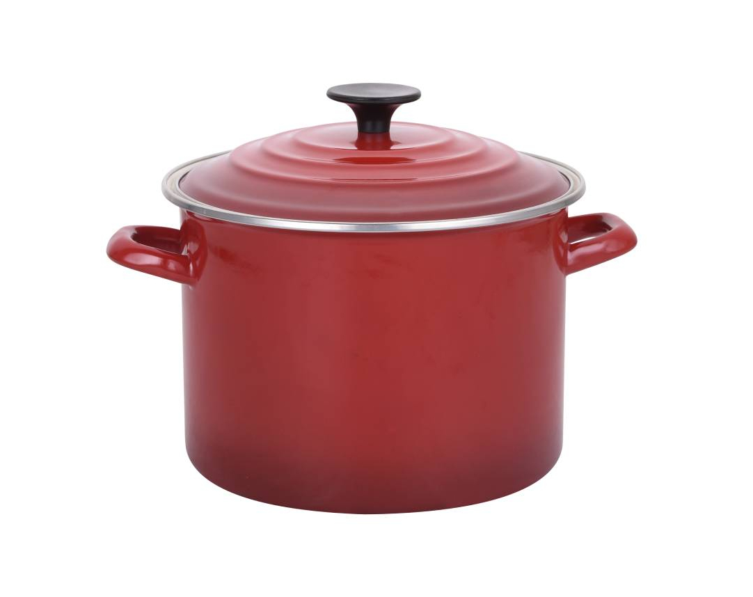 סיר מרק עמוק אמייל 22 ס"מ - סו...