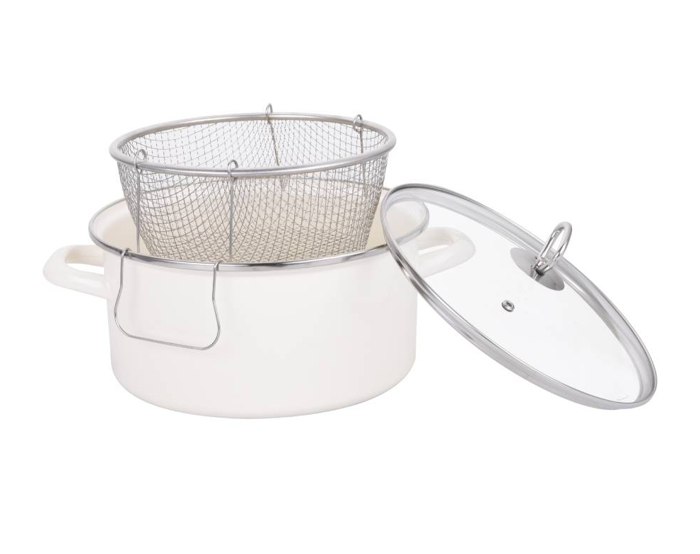 סיר טיגון אמייל 24 ס"מ -סולתם