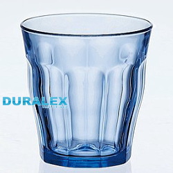 כוס זכוכית דורלקס ( 6 יח') דגם פיקרדי  310 מ"ל כחול - DURALEX