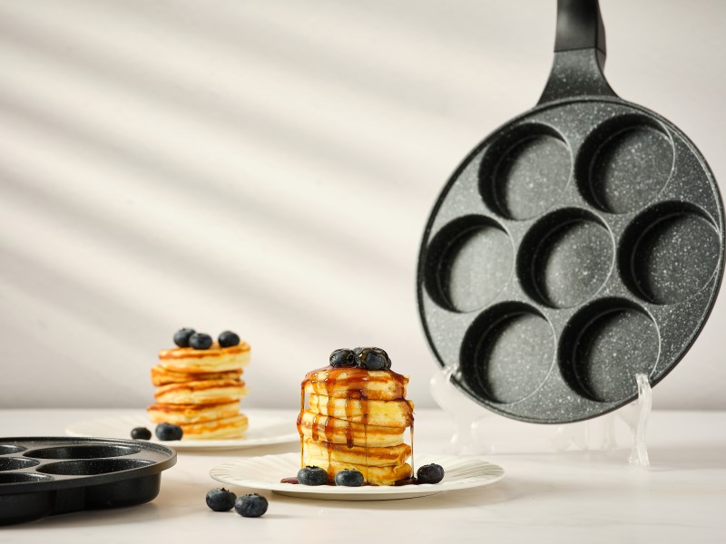 מחבת פנקייק 6 שקעים עמוקים אינ...