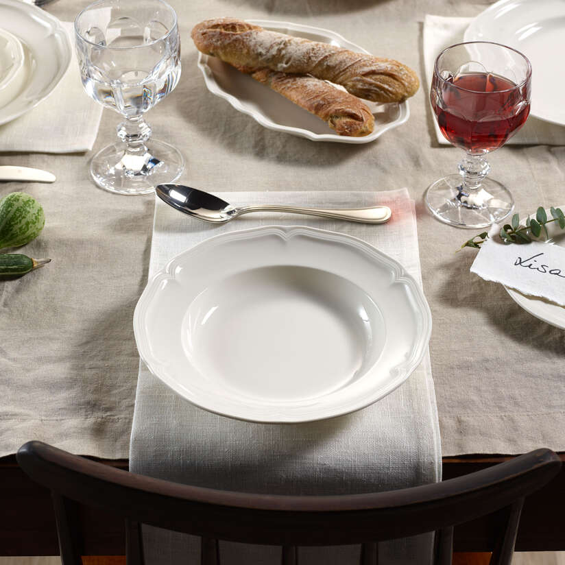 צלחת מרק מסורתי דגם Villeroy Boch - Manoir