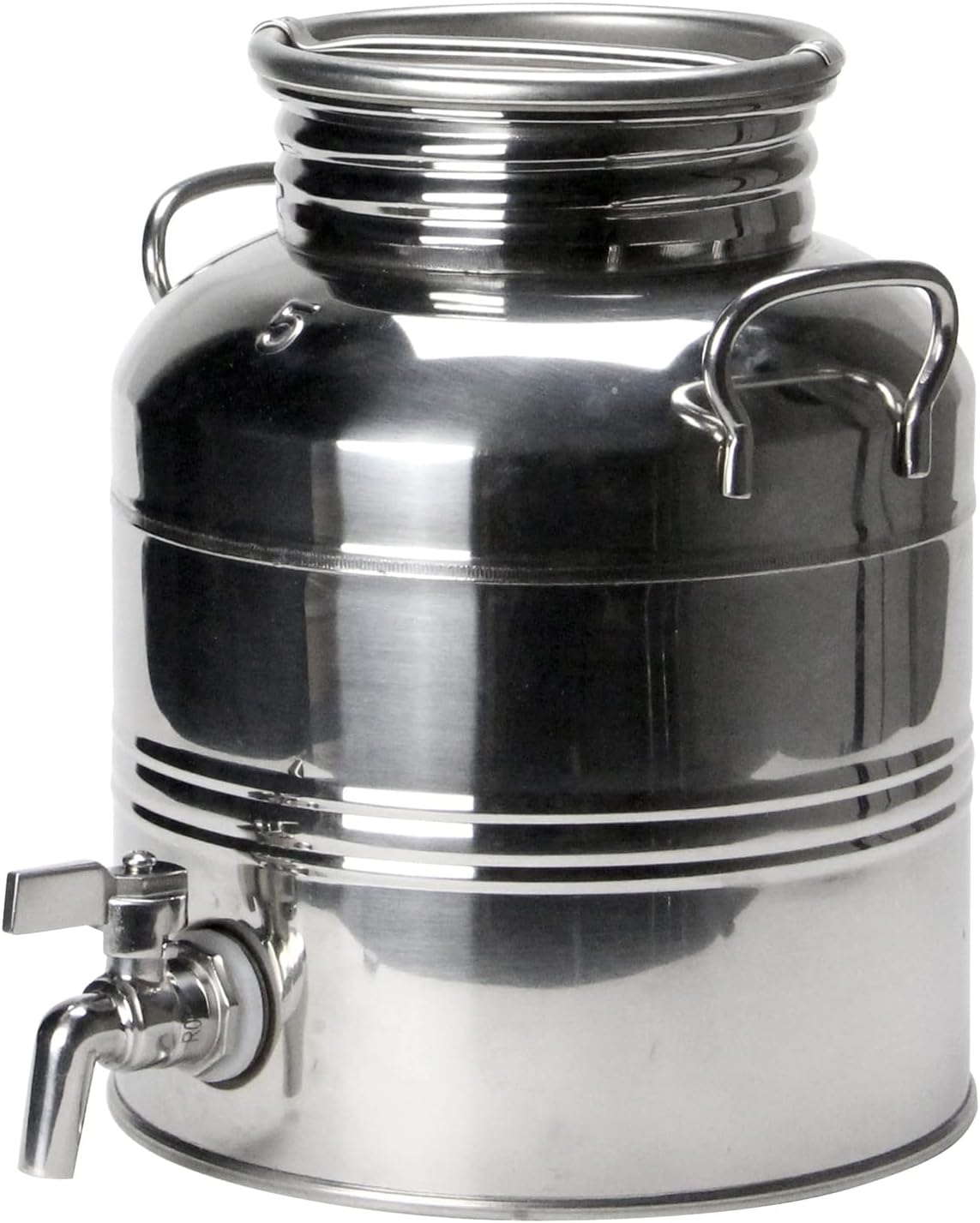 מיכל נירוסטה 5 ליטר עם ברז - i...