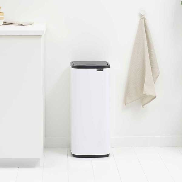 פח אשפה למטבח טאץ מרובע 30 ליטר - Brabantia