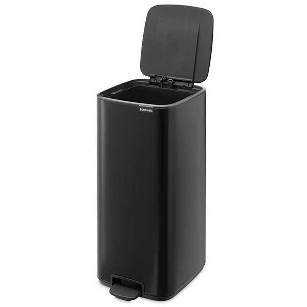 פח אשפה למטבח פדל מרובע 30 ליטר  - Brabantia