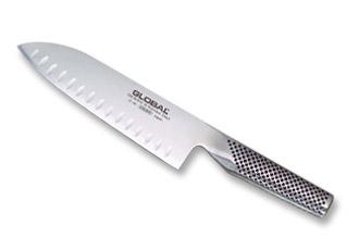 סכין סנטוקו חריצים 18 ס"מ GLOB...