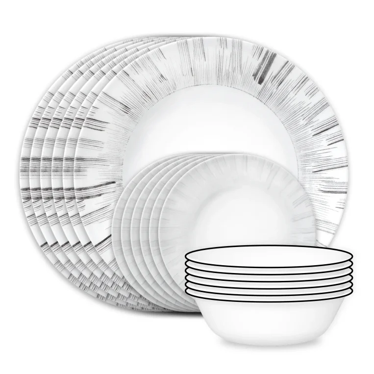 סט 18 צלחות קורנינג קורל דגם (216) Corning Corelle - Arica