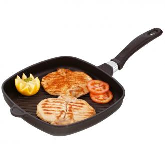 מחבת גריל פסים סטייק טיטניום 2...