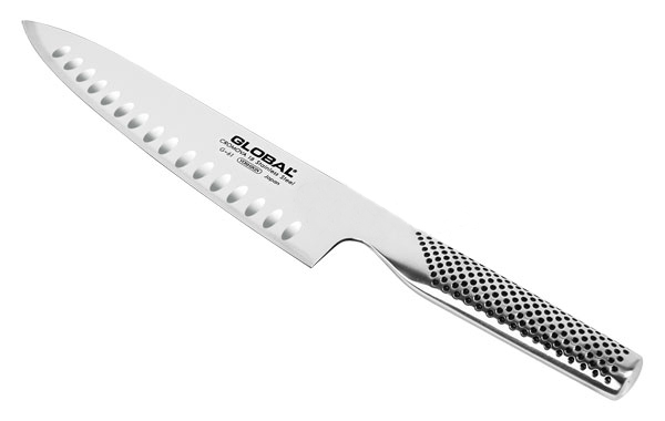 סכין שף חריצים 20 ס"מ  GLOBAL - g/61